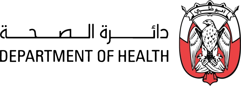 Department of Health Abu Dhabi official logo for pest control approval